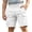 White -AD04, variant on Dwellite Boys Cotton linen Cargo Shorts Teens Golf Casual Lightweight Elastic Waistband Comfy Long Short Pants with Pocket Sky Blue 160
