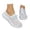 White, variant on Women's Casual Mesh Closed Toe Slippers, Breathable Solid Color Non-Slip Summer Beach Slip-On Shoes for Vacation & Home Wear, 1Pair, 36-41