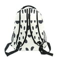 thumbnail image 5 of Black Geometric Pattern Stylish Large Backpack 15L Self-Standing Durable Twill for School, Office and Travel Use, 5 of 9