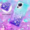 thumbnail image 4 of Funda para Xiaomi 13 Lite 5G Transparente con Brillos Carcasa Protectora Antigolpes con Glitter Brillante, 4 of 5