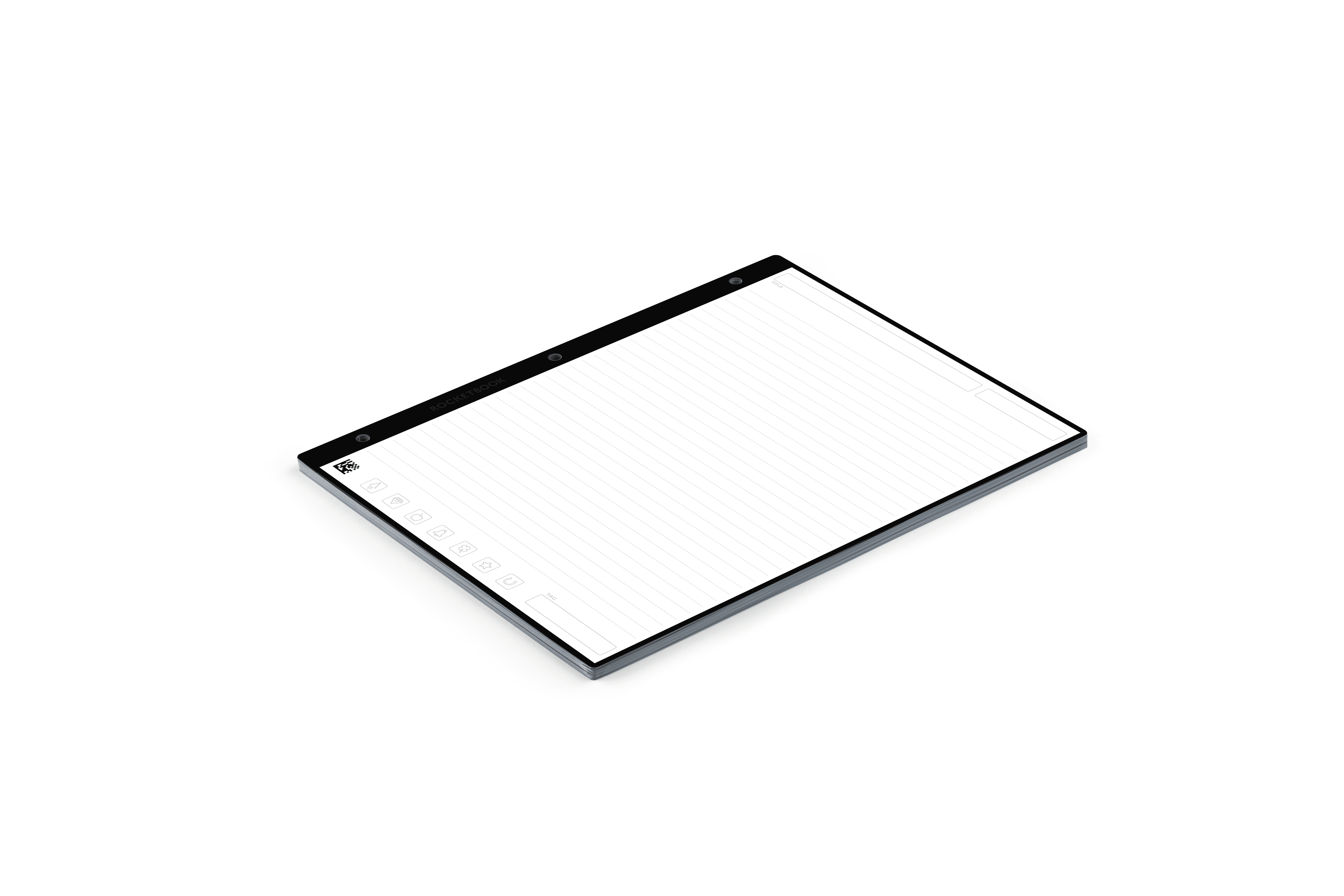 Rocketbook Smart Filler Paper Expansion Pack, Lined College Ruled Reusable Notebook Paper (8.5' x 11'), Scannable Binder Paper - Write, Scan, Erase, Reuse, 10 Double Sided Loose Leaf Sheets