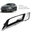 thumbnail image 3 of Front Fog Light Grille Cover Scratch Resistant Chrome Fog Lamp Bezel for   2017-2019 Enhance Vehicle Appeal  ABS Material, 3 of 7