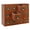 Brown, variant on Brown 12 Drawers Vintage Tabletop Library Card Catalog Cabinet Storage Box with 22.05lbs Load-bearing Capacity