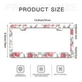 thumbnail image 6 of Ribbons and Strawberries License Plate Frames for Women Men Car Plate Holder Cover Metal Tag Aluminum Car Accessories Front Rear Plate Decor, 6 of 6
