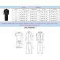 thumbnail image 3 of XDZJLR Men's Shirts Muslim Arabia Casual Long Sleeve Pocket Loose Robe Robe Plaid Printing Shirts for Men, 3 of 4