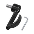 thumbnail image 3 of koolsoo Generic Motorcycle Handlebars Hook Accessory Single Hole Hook Aluminum Alloy Black, 3 of 9