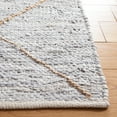 thumbnail image 3 of SAFAVIEH Vintage Leather Zachariah Geometric Area Rug, Light Grey/Natural, 3' x 5', 3 of 9