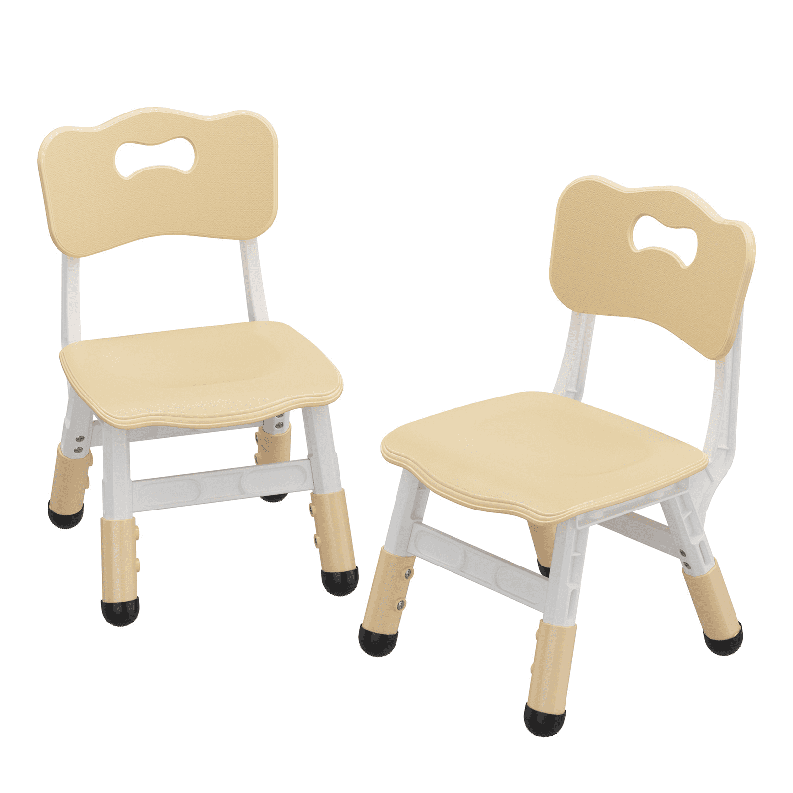 Kids Chair Set of 2 with Height Adjustable Chair, Plastic Toddler Chairs for Children Boys Girls, Kids Hammock Chair, Booster Chairs for Toddlers