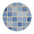 thumbnail image 4 of HAOXIT Round Tablecloth, Round Tablecloth with Flannel Backing for Round Tables Waterproof, Round Picnic Table Cover for Dining Table/Buffet Parties/Camping(Blue Plaid) 42-46, 4 of 8