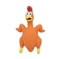 thumbnail image 1 of Juguete para masticar para perros Yuyangstore pollo con sonido de goma naranja, 1 of 8