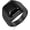 Black with Black Onyx, variant on Cushion Cut Ring for Men Women, Stainless Steel Gemstone Wedding Ring Tiger Eye Ring, Size 7-13