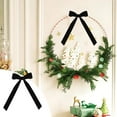 thumbnail image 5 of EWASWON 12 Pack Black Velvet Christmas Bows - Wide Velvet Bow Decorations for Christmas Tree, Wreath & Garland Holiday Decor, 5 of 5