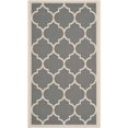 thumbnail image 1 of Safavieh Courtyard Polypropylene Accent Rug CY6914-246-2 in Anthracite and Beige, 1 of 1