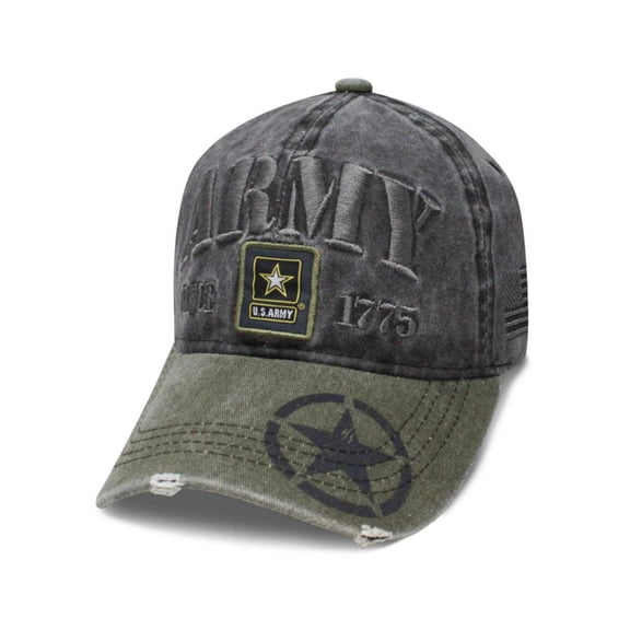 US Army Retro Zero Dark Baseball Hat Cap