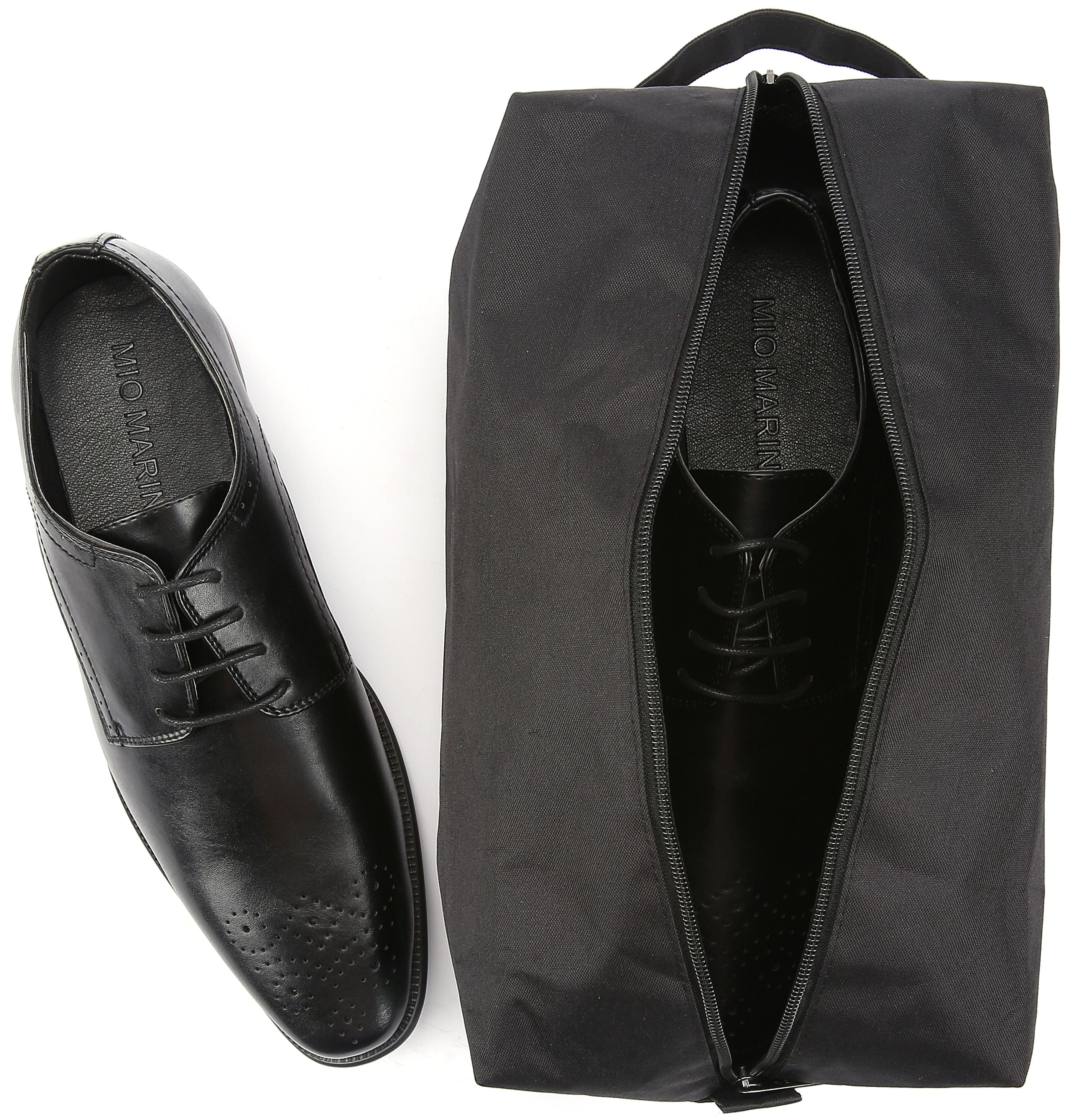 Mio Marino Men's Pinned Oxford Dress Shoes