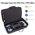 thumbnail image 2 of Carrying Case for PS5 Pro/Slim, Hard Shell Carrying Case for Playstation 5 Disk/Digital Edition,Travel Protective Bag Storage Console, Controllers, Stand, Accessories - Black, 2 of 6