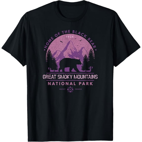 Great Smoky Mountains National Park Home of Black Bear T-Shirt