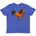 thumbnail image 3 of Inktastic Wild Mustang Horse Galloping Youth T-Shirt, 3 of 5