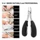 thumbnail image 3 of Juego de 5 cortaúñas para uñas encarnadas, cortaúñas mejorado para uñas gruesas de personas mayores, kit profesional de herramientas de pedicura de seguridad, 3 of 5