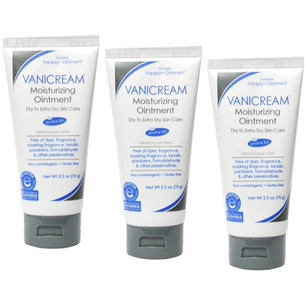3 Pack Vanicream Moisturizing Ointment Skin Protectant/Dry Skin Care