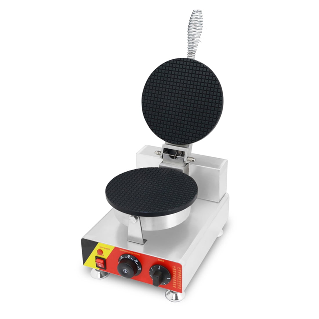Ice Cream Waffle Cone Egg Roll Maker Machine Electric Stainless Steel