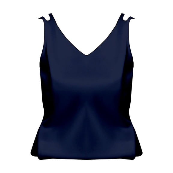 Tank Tops For Women V Neck Large Size Suspender Vest In Summer Versatile Temperament Sleeveless Top Camisole Tops For Women