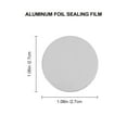 thumbnail image 2 of OUNONA Leak-Proof Aluminum Foil Seal Stickers for Glass, Plastic & Metal Bottles - Easy Freshness Seals, and, 2 of 5
