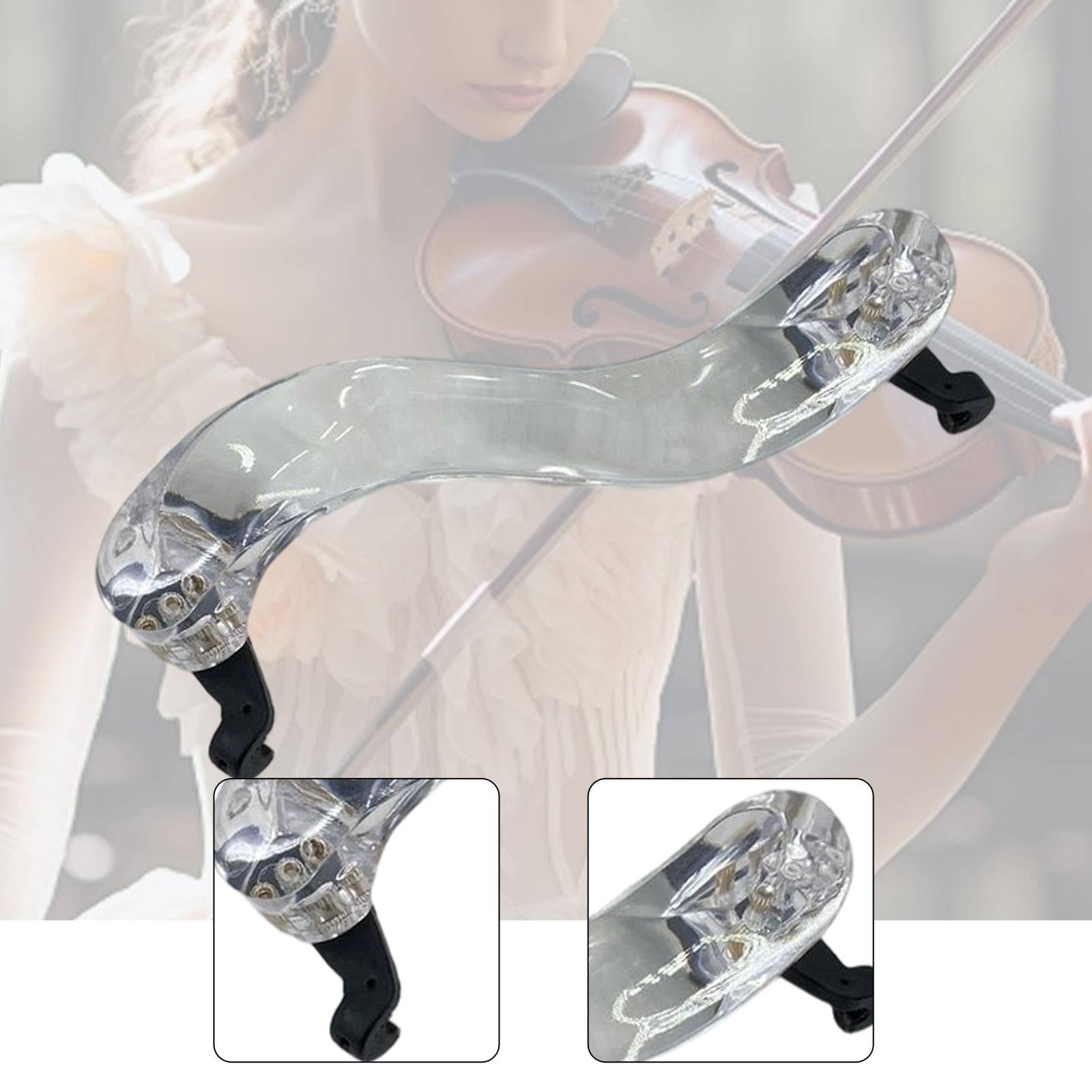 LeeQinersw 1/2 3/4 Violin Shoulder Rest Comfort for Beginners Professionals Easy to Use black