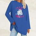 thumbnail image 2 of Pisexur Hauts à Ruban pour Femmes Mode Manches Longues Col Rond Chandails en Molleton Décontractés Sensibilisation au Cancer du Sein Pull Tops Chandails en Molleton Graphiques Inspirants T-Shirts Tops d'Automne pour Femmes, 2 of 5