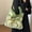 Green, variant on Todaioua Love Heart Knitted Tote Bag, Women's Knitting Wool Handbag Purse, Winter Warm Shoulder Bags, Durable Nylon Spandex Material, Spacious and Stylish, Ultimate Fashion Accessory