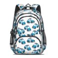 thumbnail image 2 of Police and Checkered White Pattern Backpack for School, Cute School Bag with Adjustable Shoulder Straps and Padded Back, 16.9"x12.6"x5.9", 2 of 4