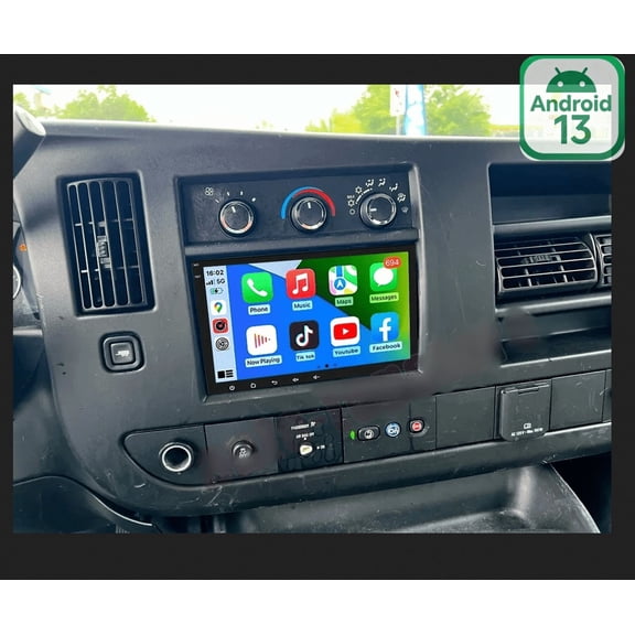 Android 13 Car Stereo For Chevrolet HHR 2006 2007 2008 2009 2010 2011 w/ Wireless CarPlay & Android Auto, 8" IPS Touchscreen Head Unit with GPS WiFi Bluetooth SWC Mirror Link Split Screen
