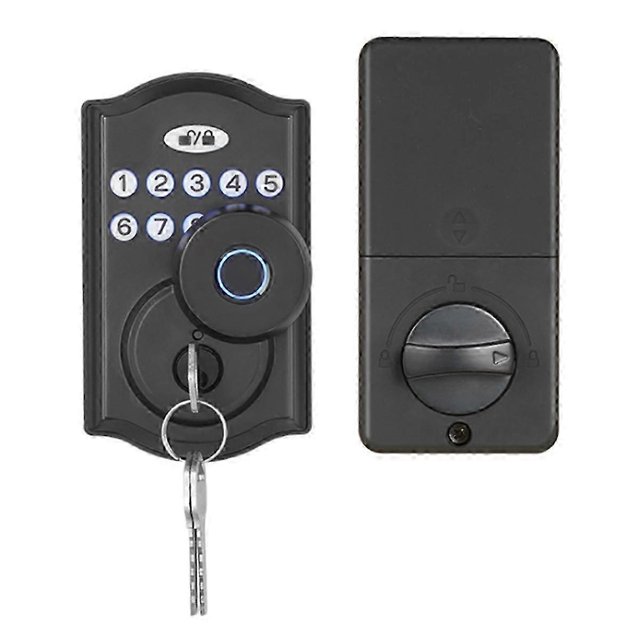 Fingerprint Door Lock with APP Control/Fingerprint/Password/Key, Smart Deadbolt Lock with Automatic
