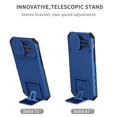thumbnail image 2 of for iPhone 11 Pro Case with Camera Lens Slide Protection, Armour Silicone TPU Bumper Tough PC Cover with Kickstand, Military Shockproof Absorption Protective Case for iPhone 11 Pro,
Blue, 2 of 12