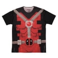 thumbnail image 3 of Marvel Deadpool T-Shirt Men's Pixel Art Sublimation Tee, 3 of 5