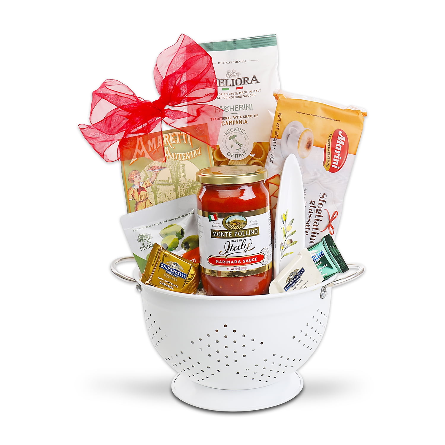 Alder Creek Gift Baskets Tastes of Italy Gift Set (7 Items per Gift)