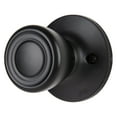 thumbnail image 3 of Brinks Non-Locking Passage Tulip Style Doorknob, Matte Black Finish, 3 of 14