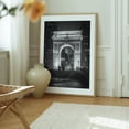 thumbnail image 6 of Washington Square Arch at Night B&W - Manhattan New York Photography Black and White Architecture City Nightlife Skyline Street Photography Travel Poster Oak Framed Wall Art Print 8 x 10 inches, 6 of 12