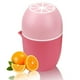 thumbnail image 1 of Exprimidor manual de cítricos Lechin Lemon Press con forma de limón y dos opciones de prensado para diferentes frutas (rosa), 1 of 6