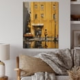 thumbnail image 2 of Designart "Harlem Rhythm Yellow and Grey New York" Cityscapes Print on Natural Pine Wood, 2 of 5