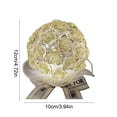 thumbnail image 3 of Rose Lamp Kit, Floral Night Light with Plastic Petals, Romantic Bedroom Decor, Birthday Gift for Women, Home Decoration, Table Lamp for Living Room, Desk Light, Warm Ambiance Lighting, 3 of 6