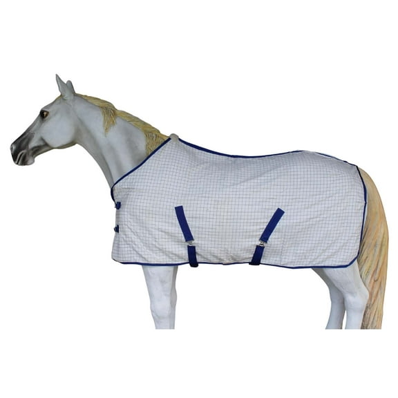 72" Horse Cotton Sheet Blanket Rug Summer Spring White 5335