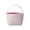 Pink, variant on Large Tote Bag, Reusable Grocery Bags with Handles, Standing Utility Foldable Shopping Bags for Storage, Picnics, Beach, Laundry, Car, 16'', 1 Pack, Yellow