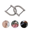 thumbnail image 1 of Luxshiny 8Ud Hebillas Con Tornillo Para Y Bolsas Acero Zinc Color Negro, 1 of 8