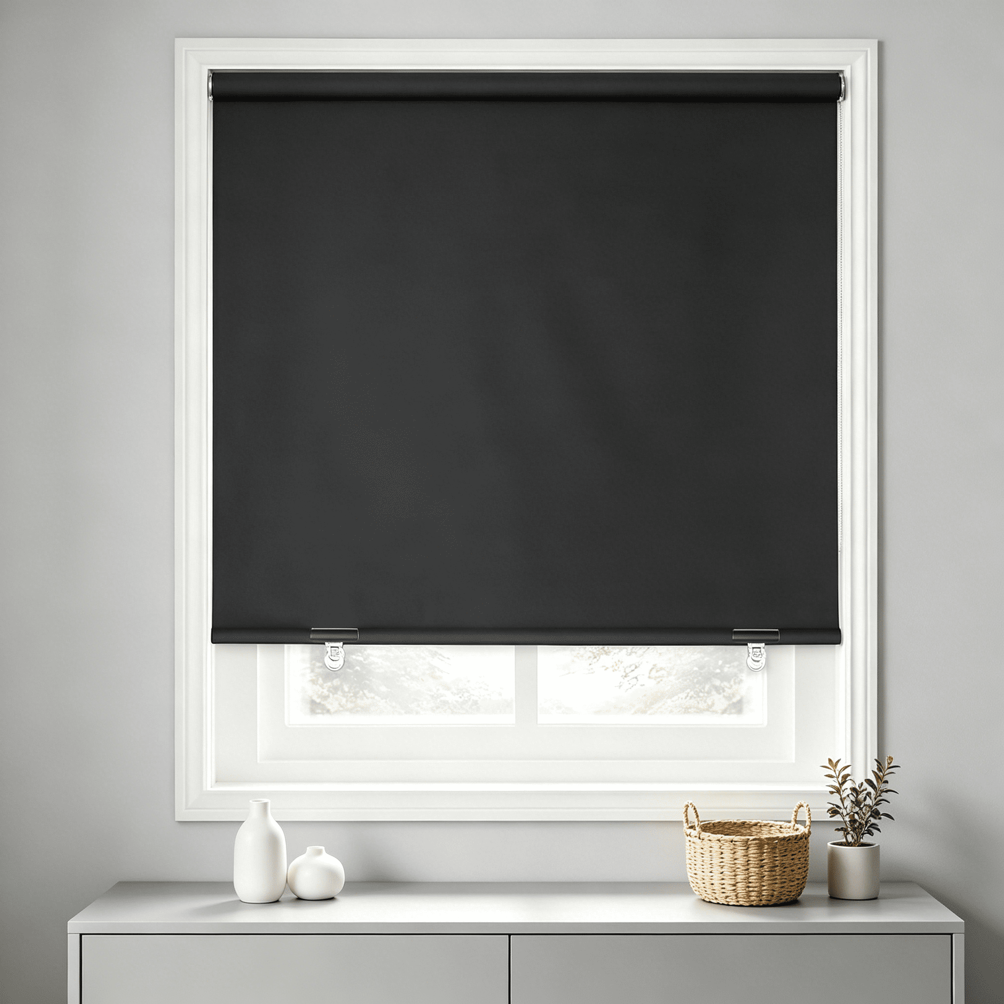 XIBUFE 2026 New 100% Blackout Roller Shades,No Tools No Drill Cordless Blinds for Windows,Thermal Insulated Uv Protection Privacy Window Shades for Bedroom (36''W X 72''H,Black)