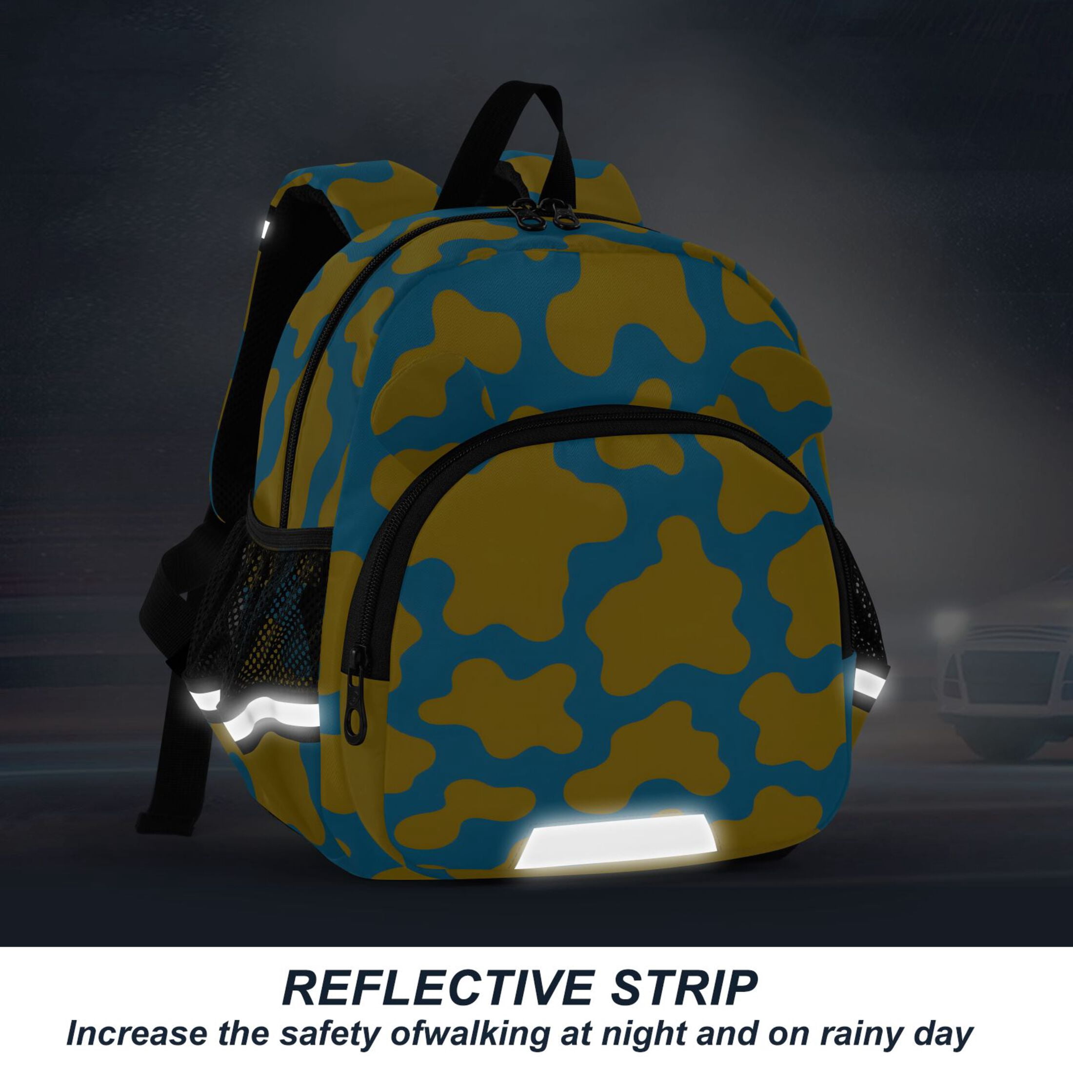 ALAZA Cow Print Mini Backpack School Bookbag Age 3-7 Small