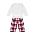 thumbnail image 5 of Seyurigaoka Family Matching Christmas Pajamas Outfit , Printed Pattern Tops and Pants, 5 of 9