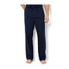 Nautica Mens Signature Pajama Lounge Pants, Blue, Small