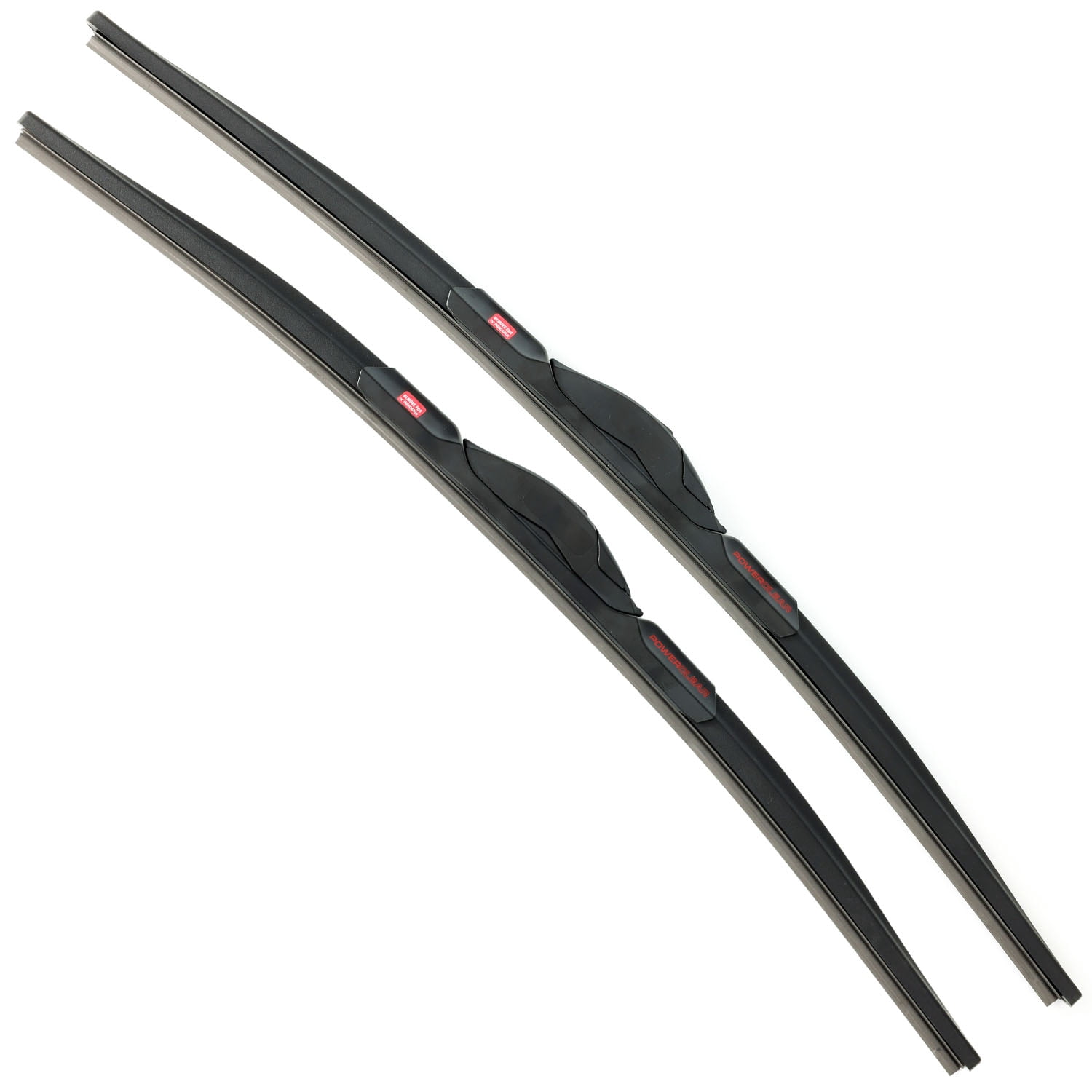 PowerClear by PowerStop – PCK-2120-1 - Front 21" + 20" Windshield Wiper Blade Set, J-Hook Type For Honda CR-V, BMW Z4 [Model Specific]