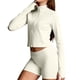 thumbnail image 4 of Chaqueta deportiva informal de manga larga con cremallera y cuello alto para niños, ideal para correr, fitness, yoga y campus, de poliéster., 4 of 6